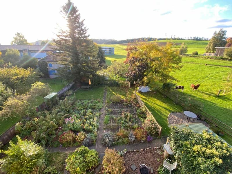 Garten und Aussicht