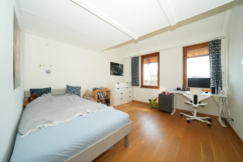 Casa unifamiliare semidetachata modernizzata con stile e giardino soleggiato (11)