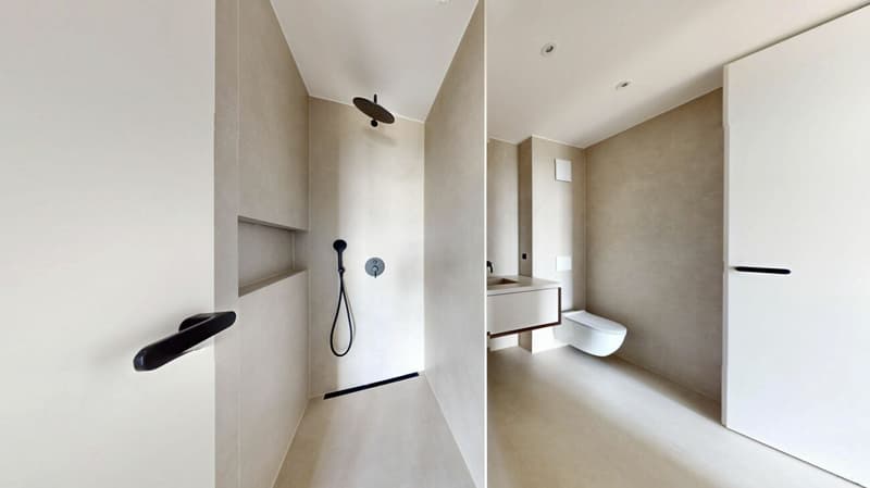Badezimmer für Schlafzimmer 2 und 3