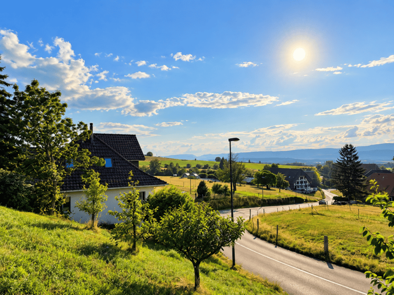 UNVERBAUBARER WEITBLICK ÜBER DEN JURA (1)