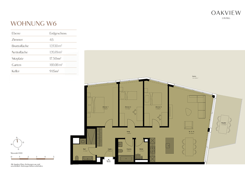 Appartement de jardin calme et moderne avec espace extérieur romantique et vue sur la forêt - W6 (5)