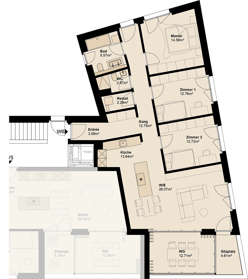 Appartement de jardin exclusif avec haute efficacité énergétique et vue imprenable. Nouveaux prix ! - W6 (8)
