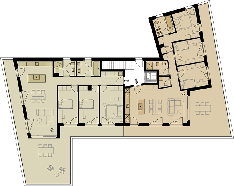 Appartement en attique exclusif avec grande terrasse en attique et haute efficacité énergétique. Nouveaux prix ! - W7 (5)
