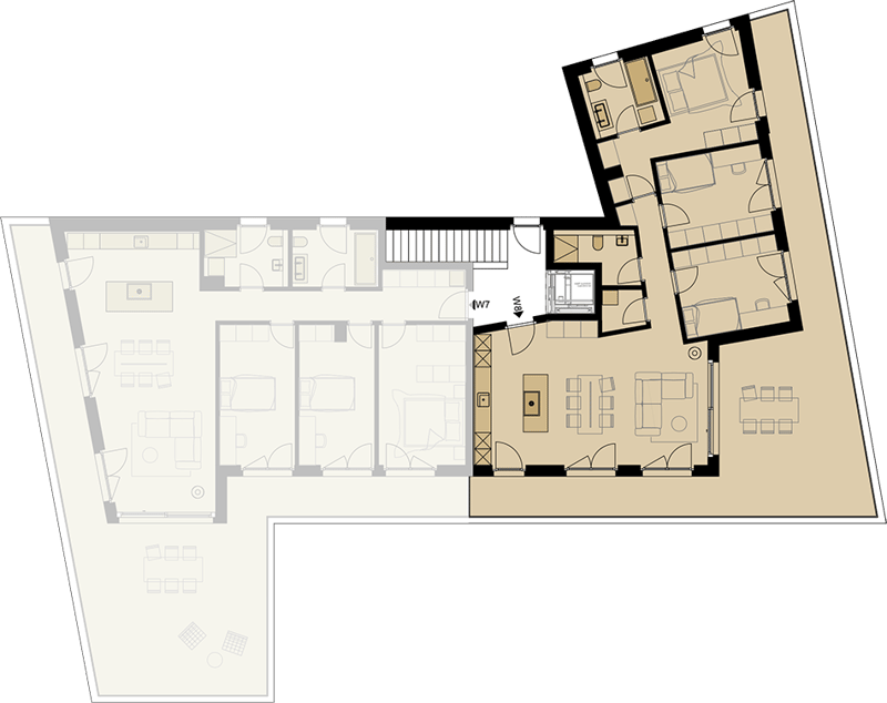 Appartement en attique exclusif avec grande terrasse en attique et haute efficacité énergétique. Nouveaux prix ! - W8 (6)