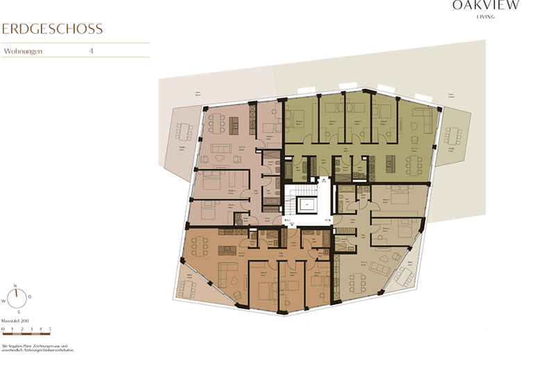 Ruhige und moderne Gartenwohnung mit romantischem Aussenraum und Waldsicht - W6 (4)