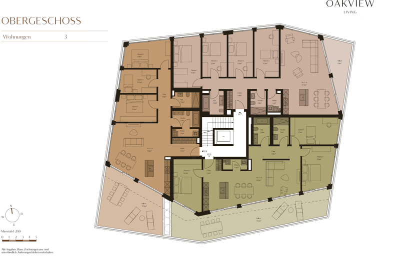 Exklusive, ruhige und moderne Geschosswohnung mit romantischem Balkon und Waldsicht - W7 (4)
