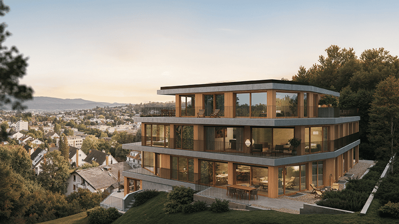 Exklusive, ruhige und moderne Geschosswohnung mit romantischem Balkon und Waldsicht - W7 (3)
