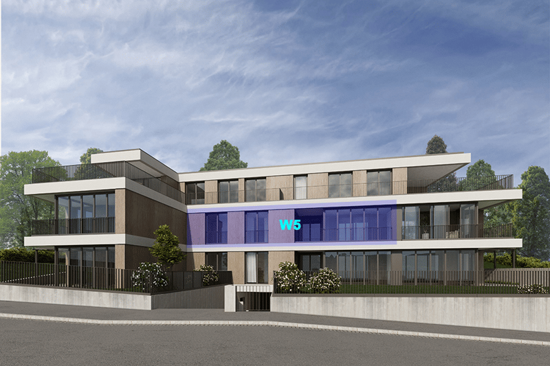 Exklusive Geschosswohnung mit hoher Energieeffizienz und unverbaubarer Aussicht. Neue Preise! - W5 (2)