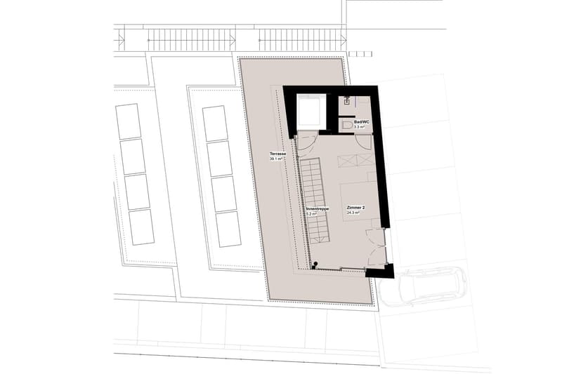 Premier location - Appartement maisonnette exclusif de 3,5 pièces avec vue sur Binningen - W1 (3)