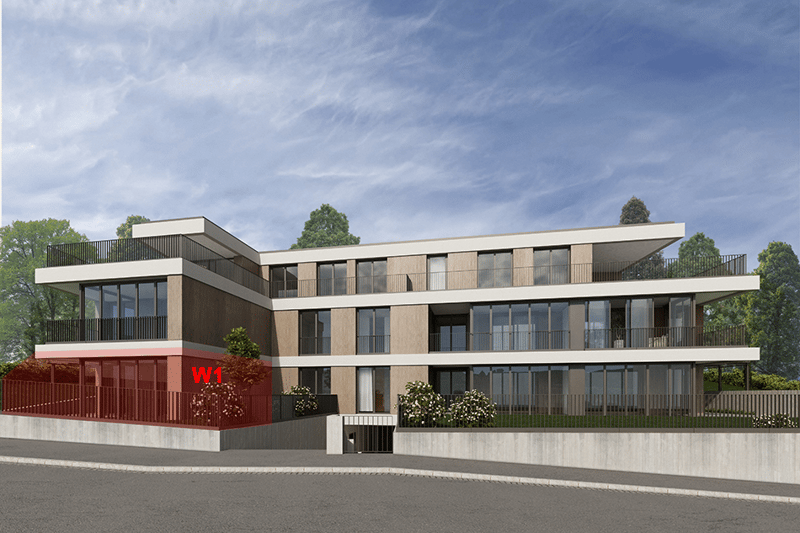 Exklusive Gartenwohnung mit hoher Energieeffizienz und unverbaubarer Aussicht. Neue Preise! - W1 (4)