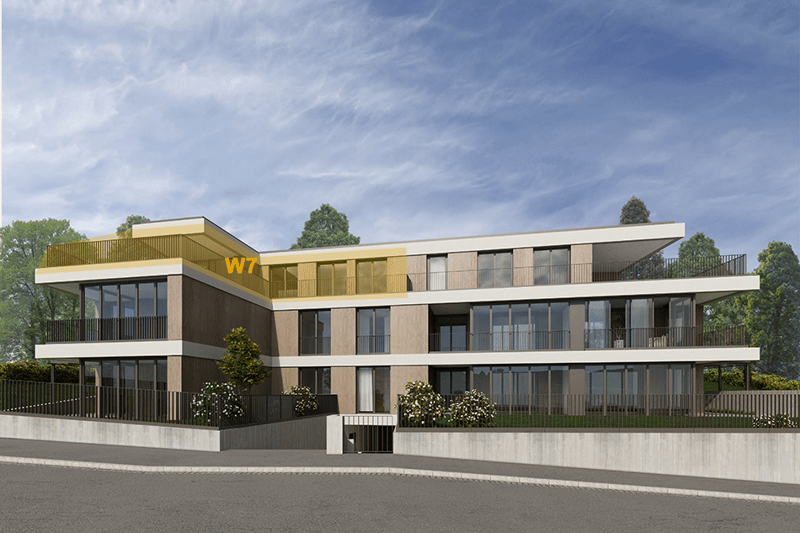 Exklusive Attikawohnung mit grosser Attikaterrasse und hoher Energieeffizienz. Neue Preise! - W7 (2)