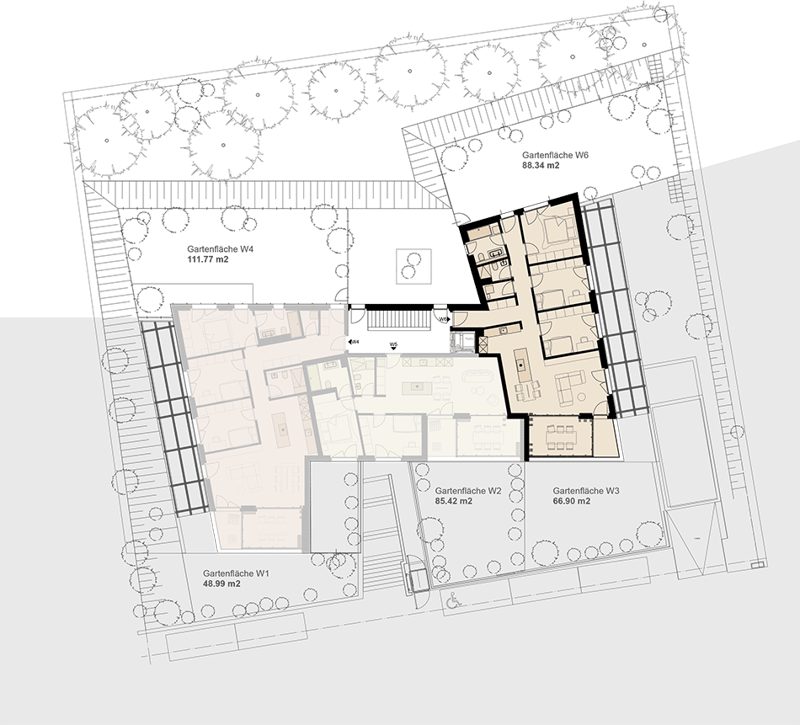 Exklusive Gartenwohnung mit hoher Energieeffizienz und unverbaubarer Aussicht.Neue Preise! - W6 (6)