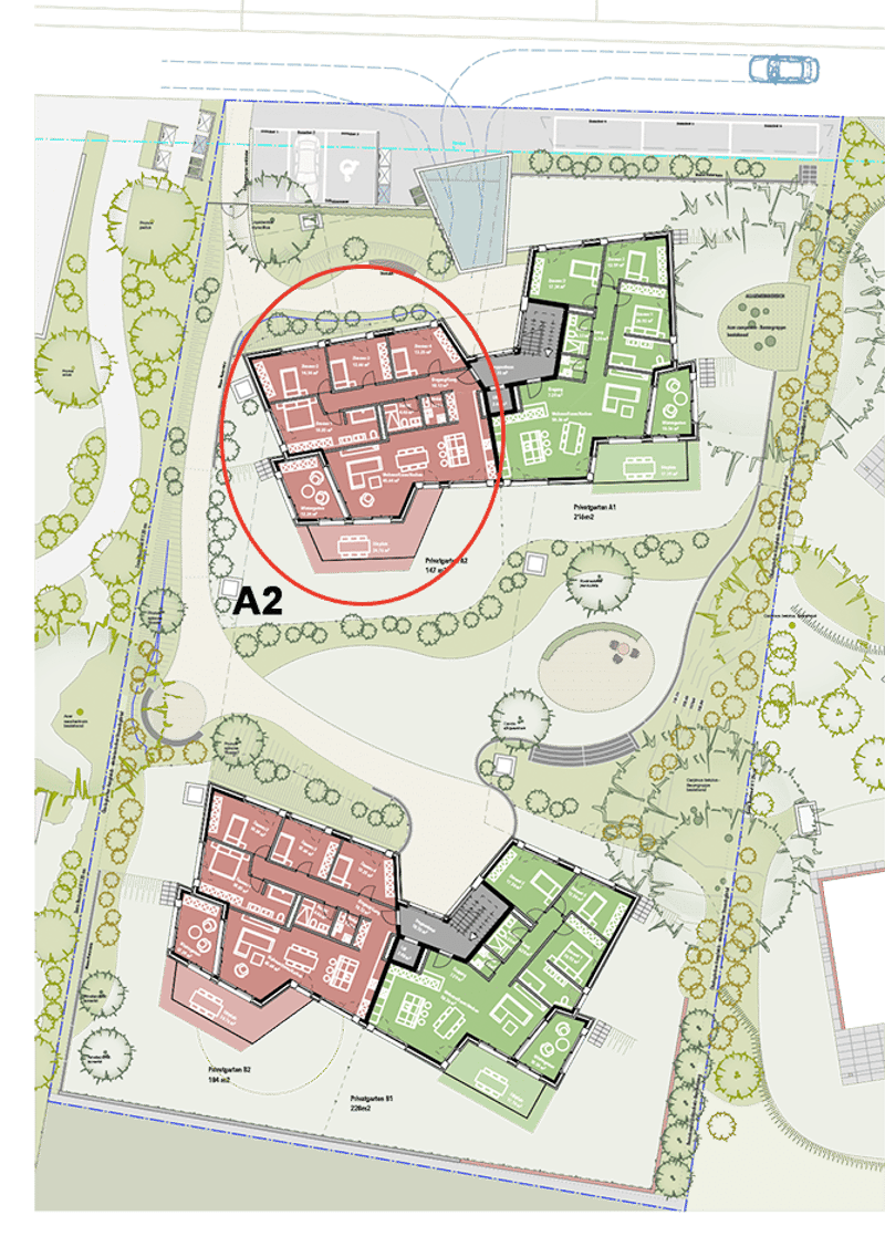 Exklusive Gartenwohnung mit unverbaubarer Aussicht. Neue Preise - A2 (4)