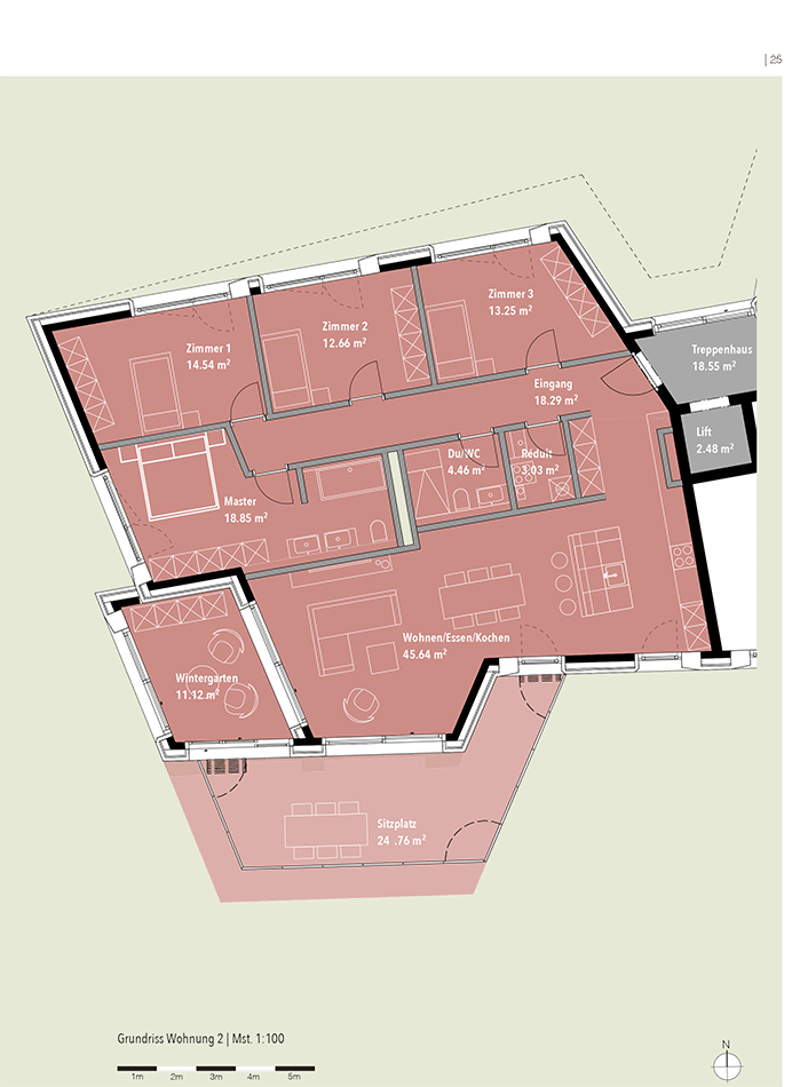 Exklusive Gartenwohnung mit unverbaubarer Aussicht. Neue Preise - A2 (5)