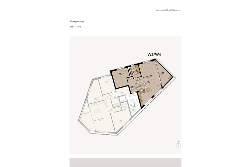 Helle und grösszügige 5.5-Zimmer-Maisonette-Wohnung mit Weitsicht und Garten - W2+4 (7)