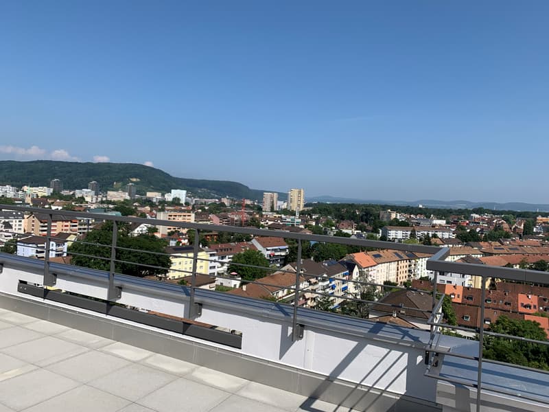Aussicht von Dachterrasse