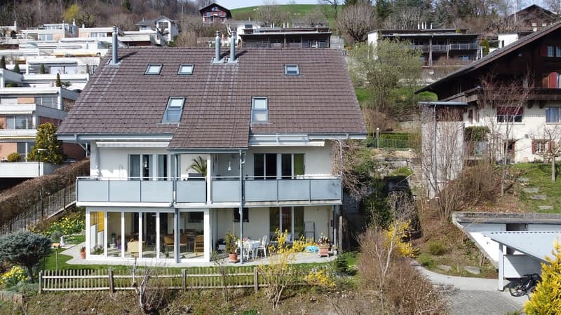 1 Zimmer Duplex- / Maisonettewohnung an schöner Wohnlage mit Alpensicht in Konolfingen (2)