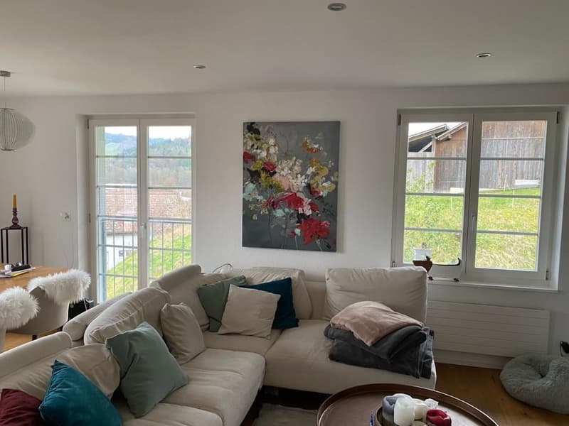 Charming semi-detached house with 2 apartments in a quiet location in Oberburg (14)