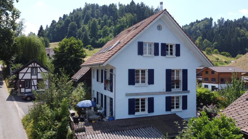 Charming semi-detached house with 2 apartments in a quiet location in Oberburg (2)