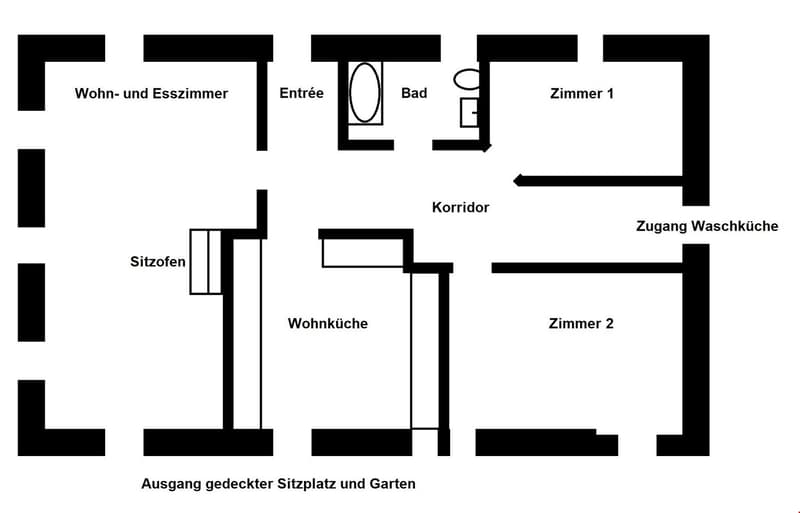 Living in Paradise - 3.5 Room Stöckli Apartment with Private Garden (17)