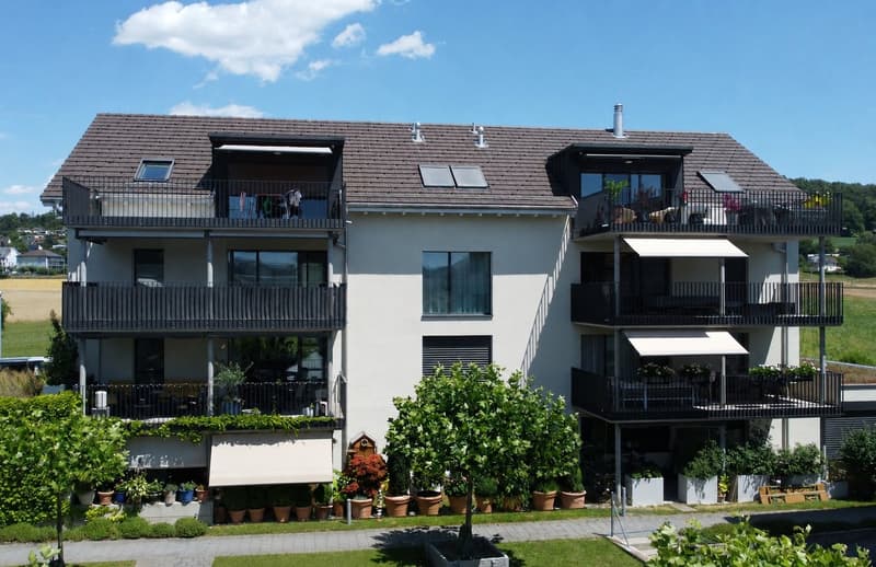 Moderne 4.5-Zimmer-Wohnung mit 2 Balkonen und schöner Aussicht in Affoltern am Albis (2)