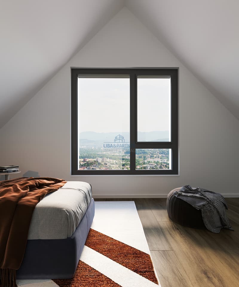 Dachzimmer mit Aussciht