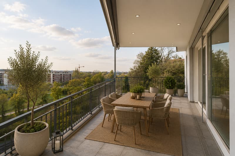 Maisonette in Penthouse con Vista Panoramica su Binningen & Basilea (11)