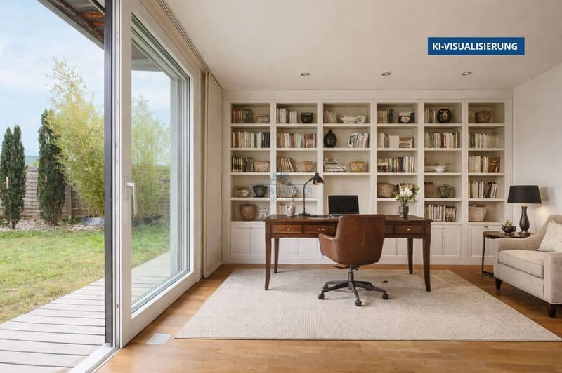Büro KI Visualisierung / Office AI Visualization