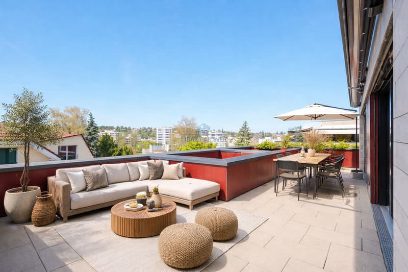 Terrasse mit Aussicht