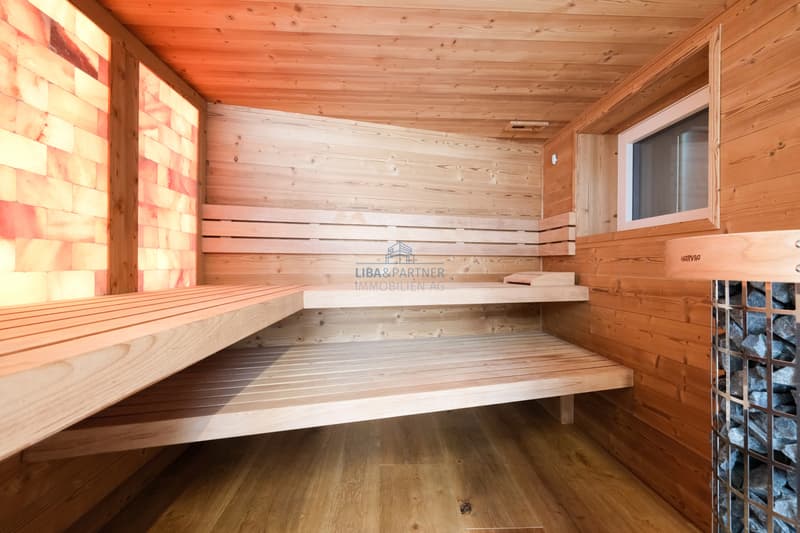 Sauna Obergeschoss / Ground-Floor Sauna