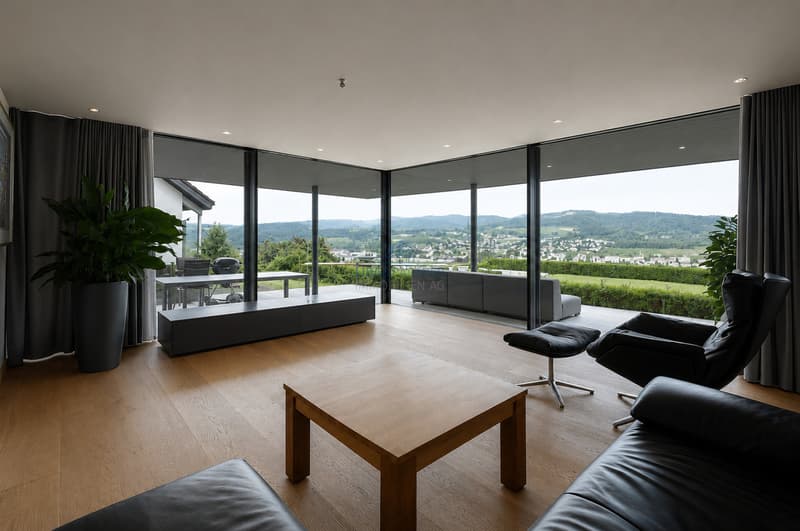 Wohnzimmer mit Aussicht