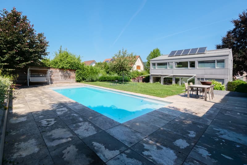 Garten mit Pool / Garden with a pool