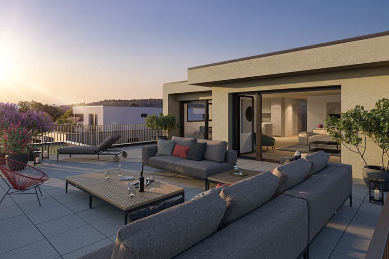 Visualisierung Terrasse