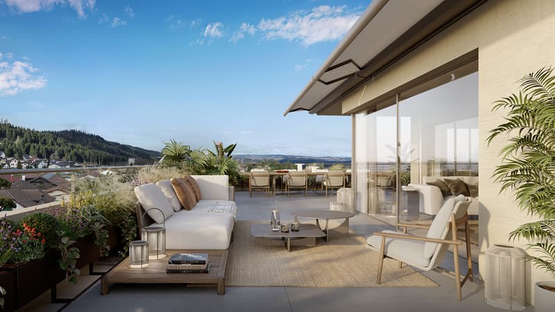 Visualisierung Terrasse
