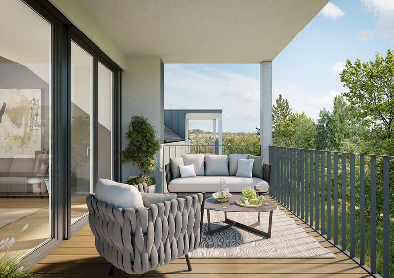 Visualisierung Balkon