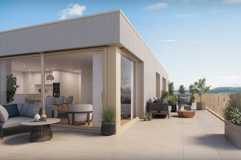 Visualisierung Terrasse