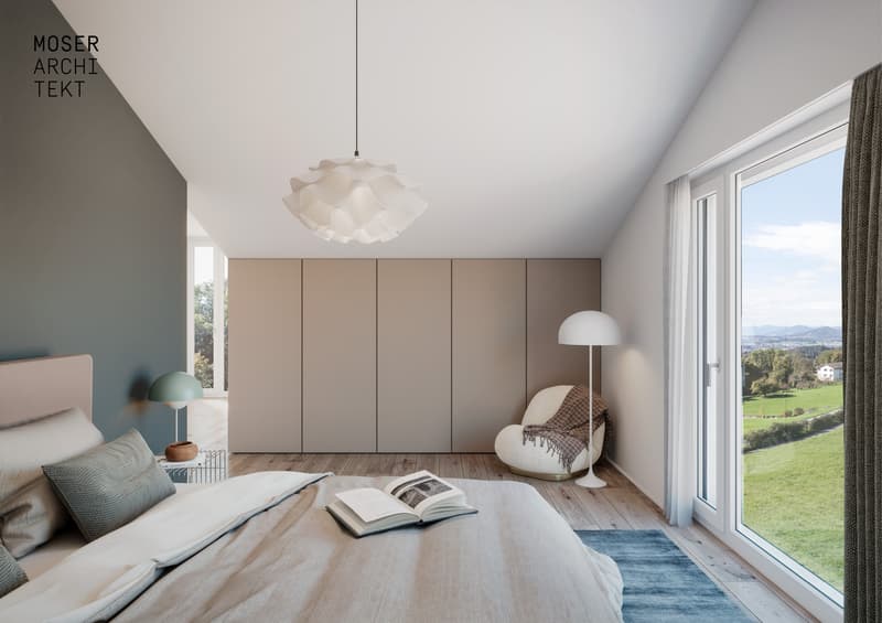 Innenvisualisierung Schlafzimmer