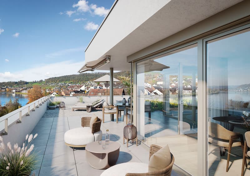 Visualisierung Terrasse