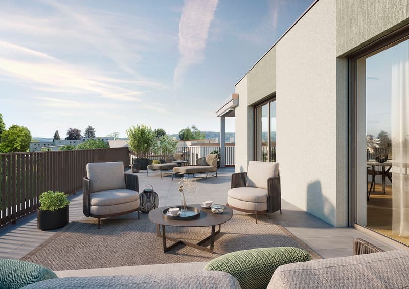 Visualiserung Terrasse