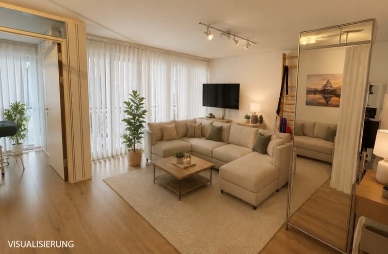 Wohnzimmer (Visualisierung)