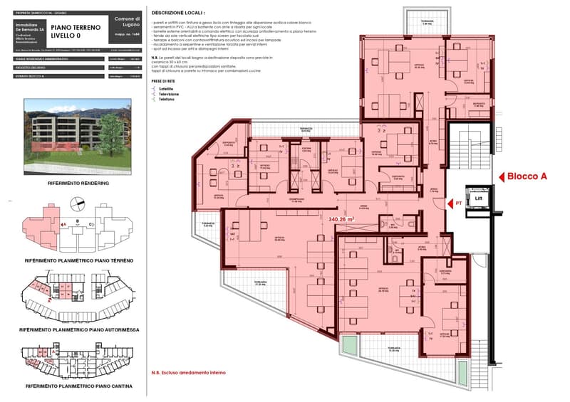 living room, kitchen, 3 bedrooms, 3 bathrooms, 2 balconies
