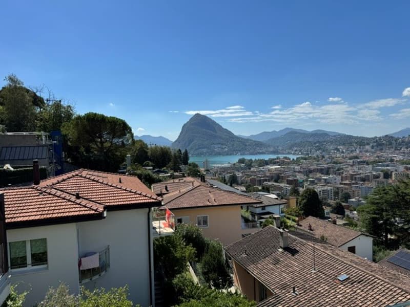 Affittasi splendido 5.5 locali attico vista lago a Viganello (4)