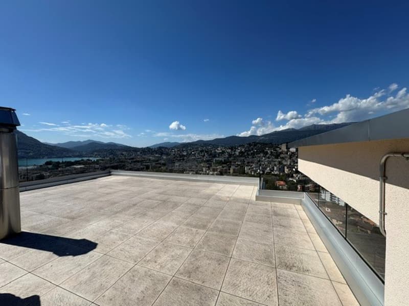 Affittasi splendido 5.5 locali attico vista lago a Viganello (7)
