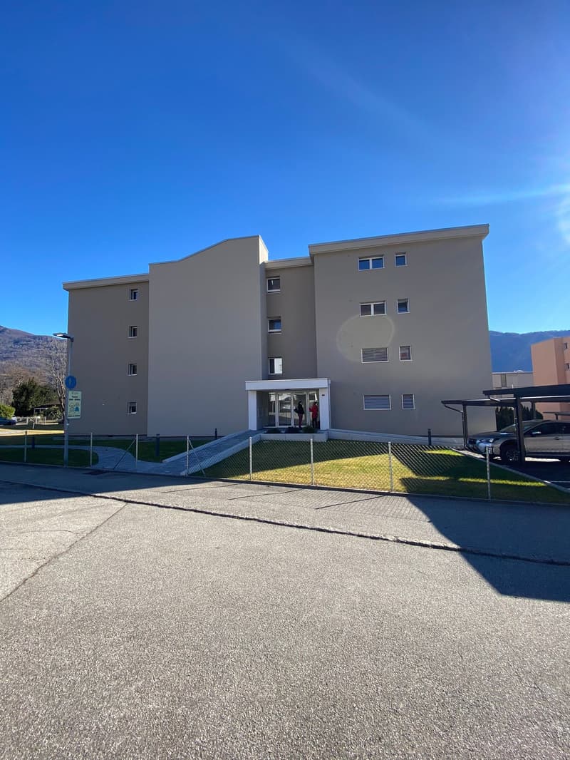 Luminoso appartamento di 3.5 locali con terrazza a Sementina (2)