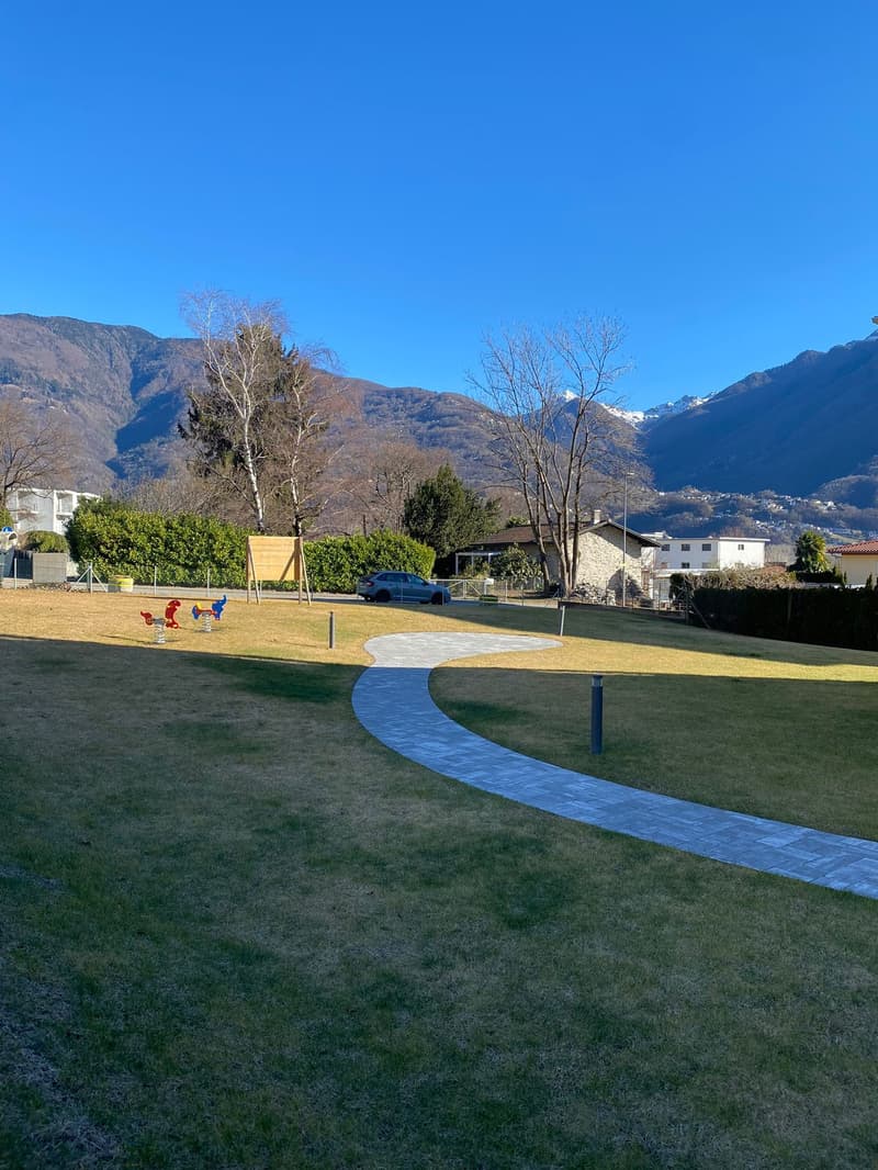 Luminoso appartamento di 3.5 locali con terrazza a Sementina (3)