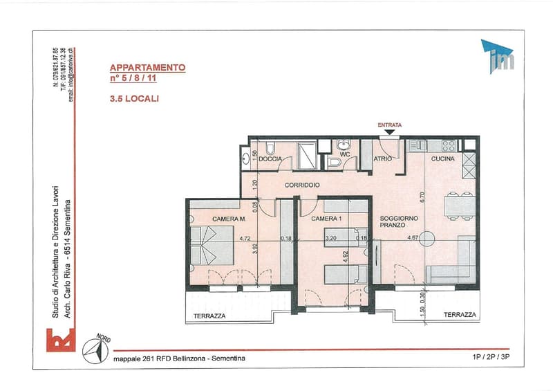 Appartamento pari al nuovo di 3.5 locali, Sementina (14)