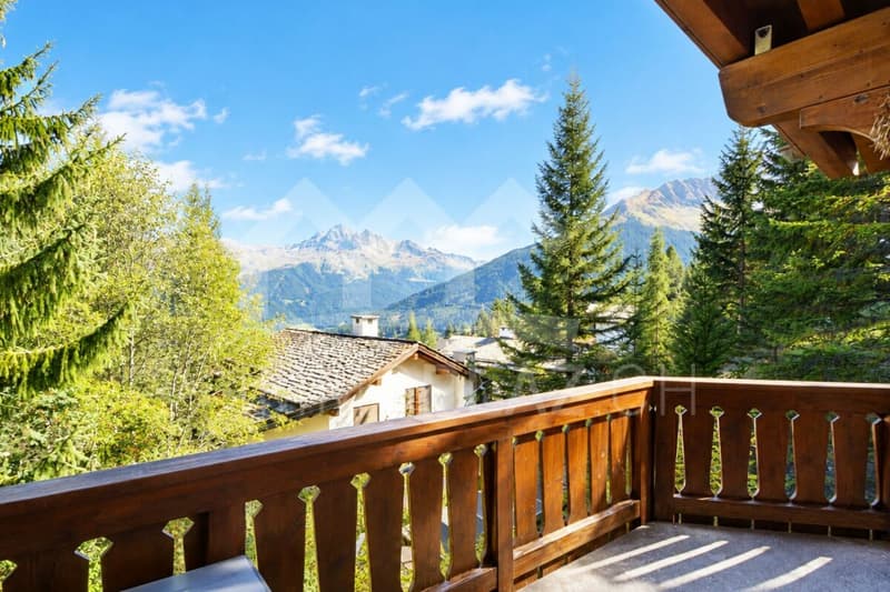 Charmantes Ferienchalet im Skigebiet mit toller Aussicht (1)