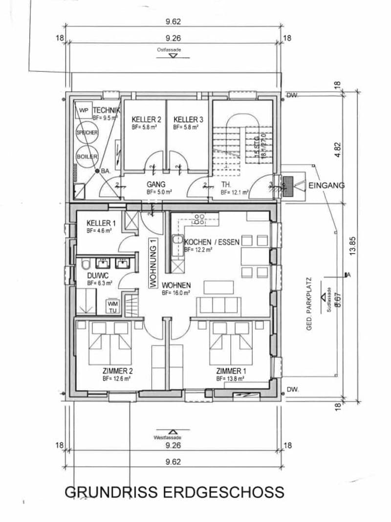Appartamenti di vacanza ristrutturati 4½ locali con balcone (7)