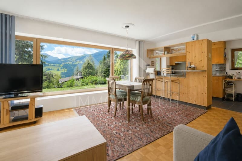 Heimeliges Ferienhaus an ruhiger Südhanglage in Savognin (4)