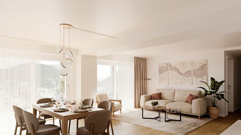 ZWEITWOHNUNG - 2.5-Zimmer-Wohnung Nr. 03 - Residence Promenade 136 (3)